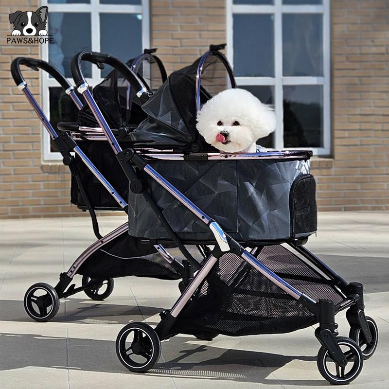 Tech Cloth New 4 Wheel Dog Stroller