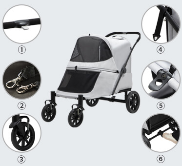 dog stroller function